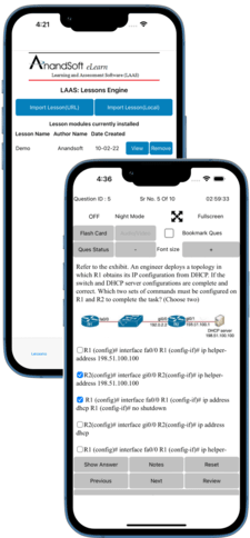 LAAS Exam Engine Mac Screenshot